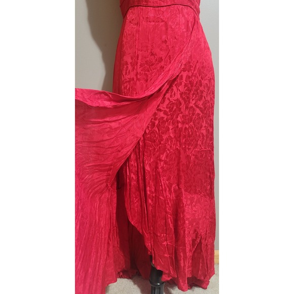 NWT Band of the Free Ruby Red Wrap Midi Dress - Picture 8 of 10